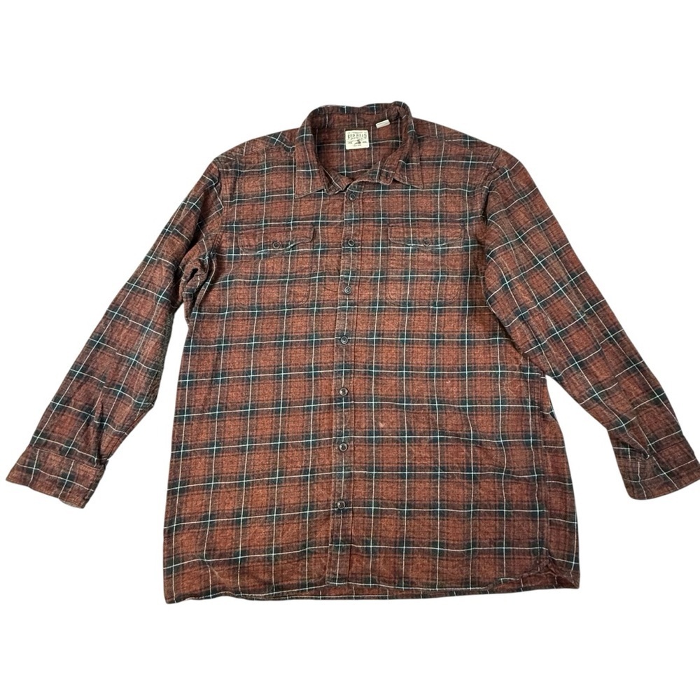 Redhead Plaid Flannel Jacket Shirt Size 2XLT Men's Red/Black